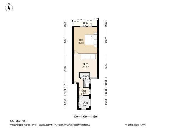 马克思公寓户型图