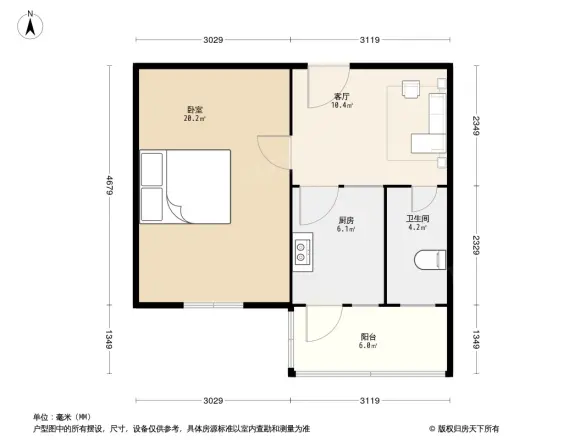 御道街小区户型图