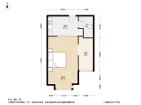 金陵大公馆2居室户型图