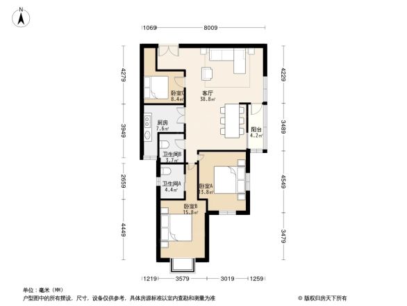 泰荣苑户型图