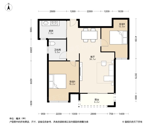 江佑铂庭户型图