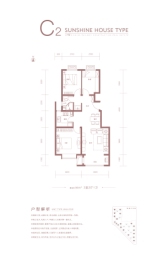 中国铁建·西山国际城3室2厅1厨1卫建面98.00㎡