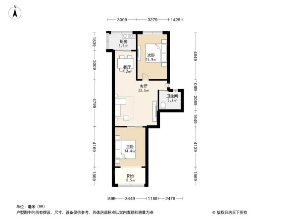 墅林苑户型图