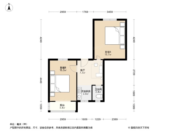 板仓街5号户型图