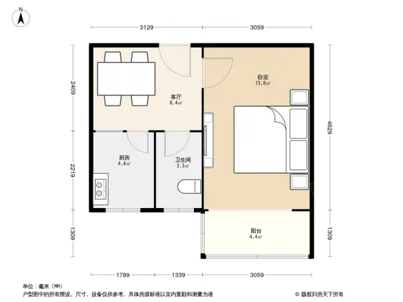 板仓街5号户型图