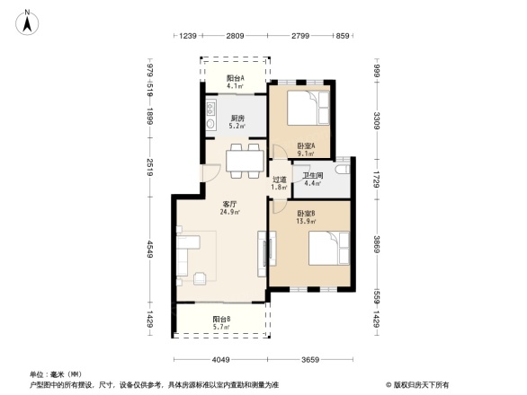 威尼斯水城第十街区户型图
