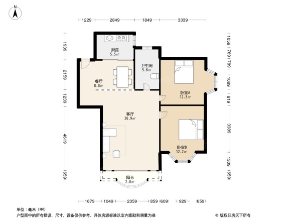 21世纪假日花园户型图