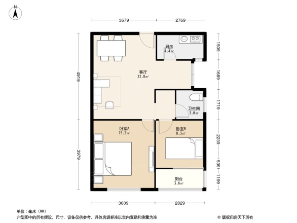 天琪福苑户型图