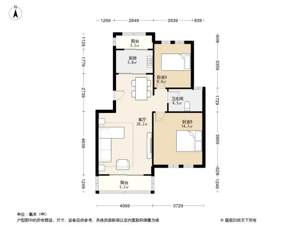 威尼斯水城第十街区户型图