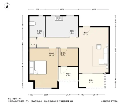 朗诗青春街区户型图