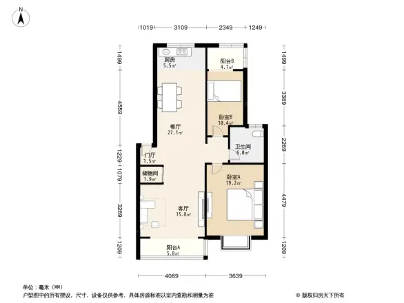 翠屏东南户型图