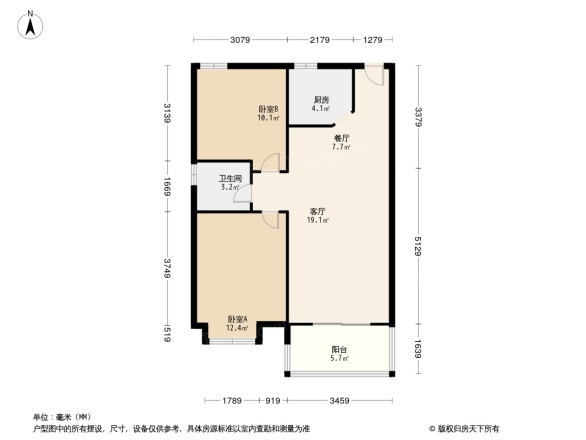 兴元华盛一期户型图