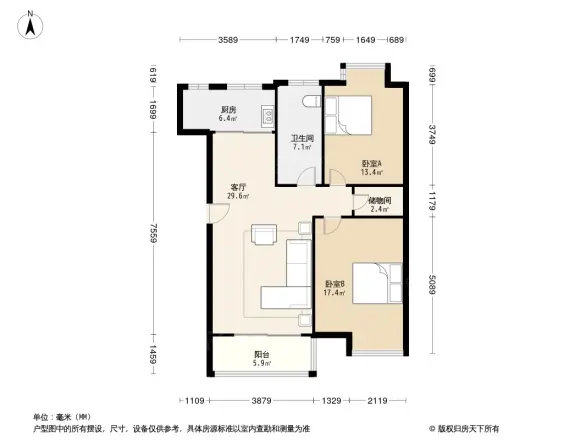 宏图上水院户型图