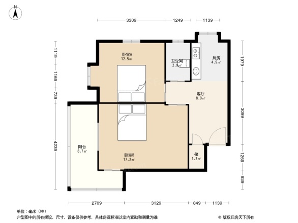 挹华里户型图