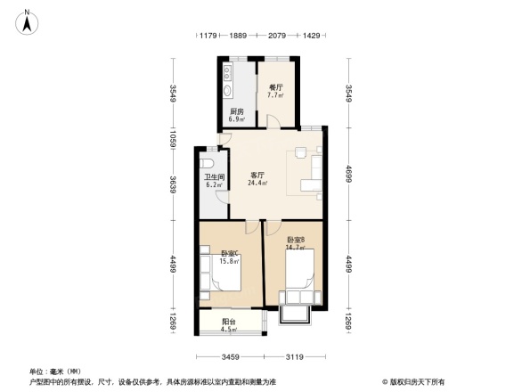 石马新寓户型图