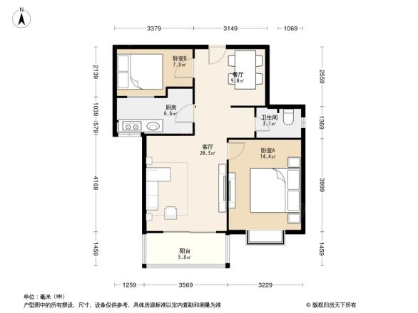 左岸名苑户型图