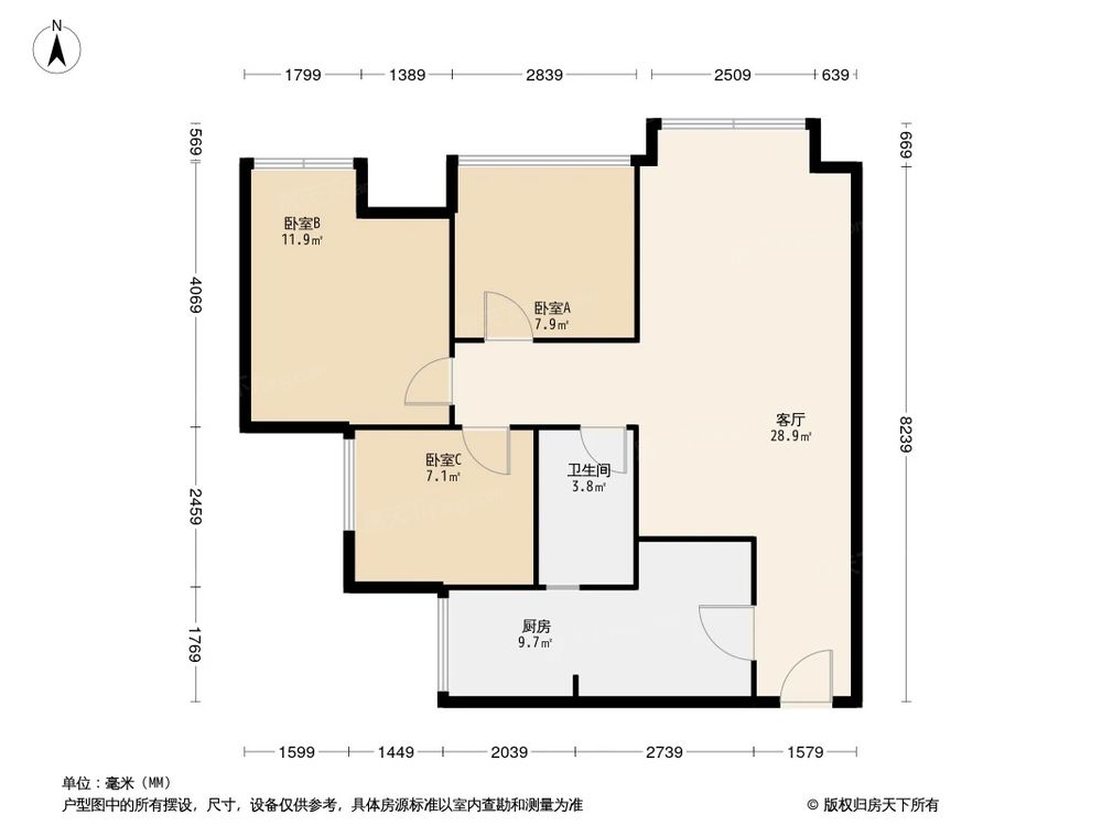 相似户型图