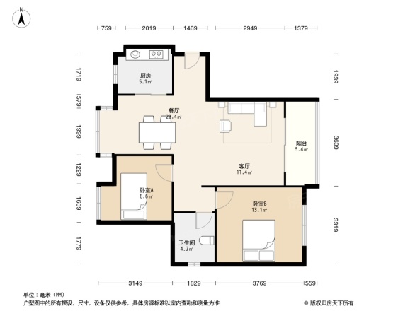 庭院深深户型图