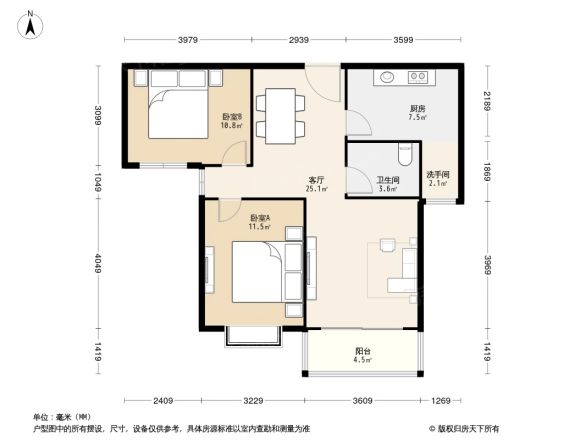 左岸名苑户型图