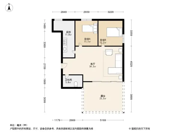 21世纪假日花园户型图