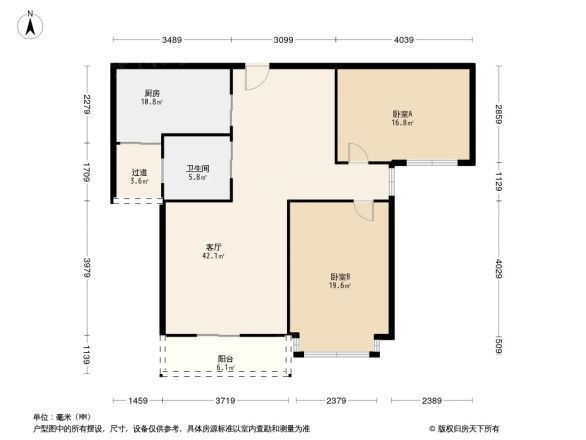 左岸名苑户型图