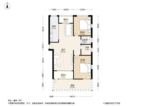 钟鼎山庄户型图
