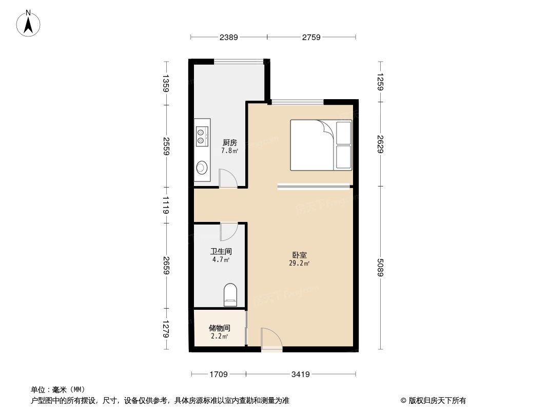 户型图1/2