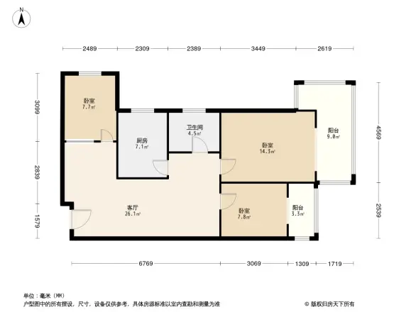 龙洲新城户型图