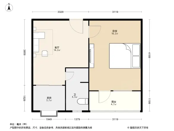 疾控中心宿舍户型图