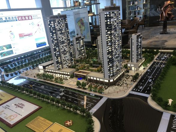 金投铂翠中央实景图