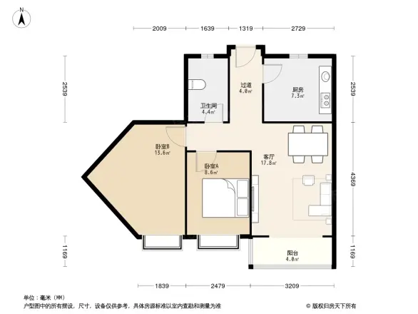 银都花园户型图