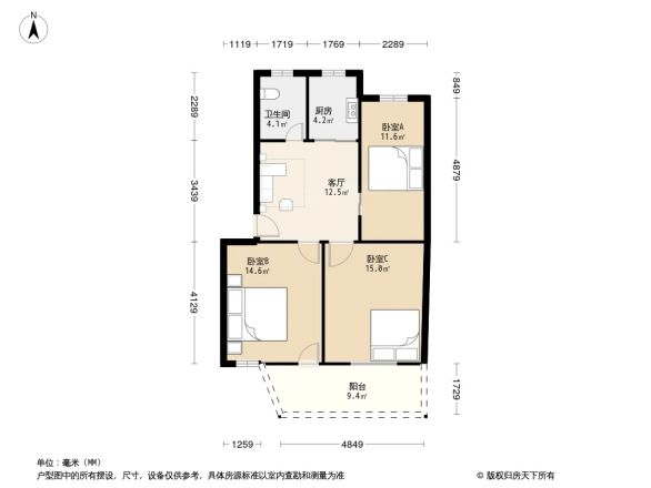 兴发新村户型图