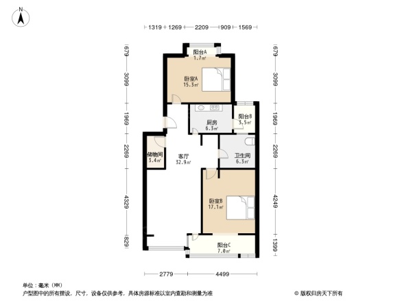 翰林苑(胶州)户型图