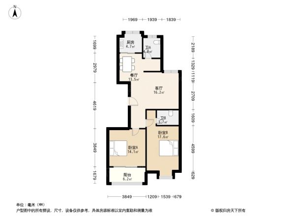 宁静居户型图