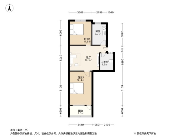 海地俪园户型图