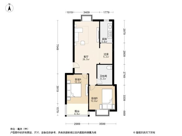 翠屏山庭户型图