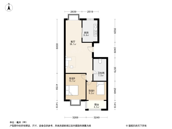 黄海缘居户型图