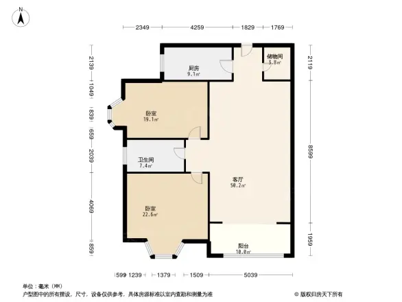 旭景琴园户型图