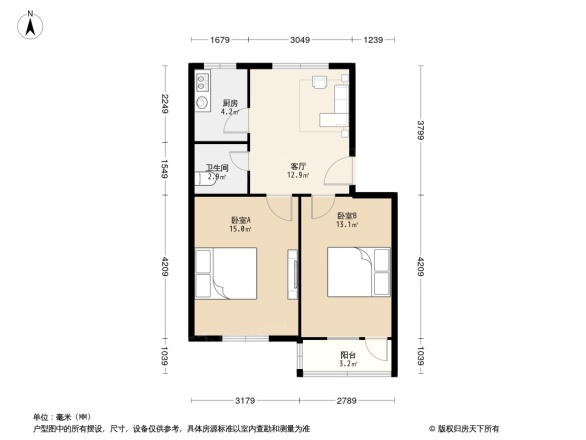 华淮小区户型图