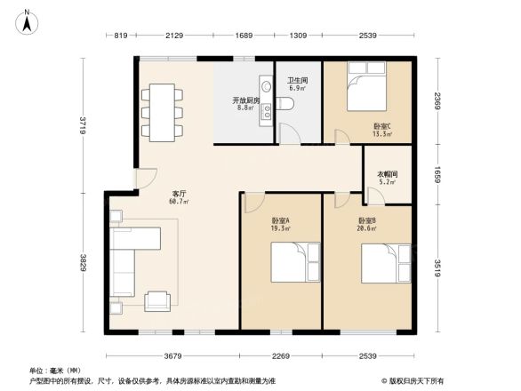 翠屏山庭户型图