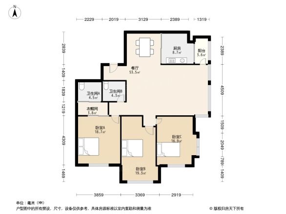 外滩花园户型图