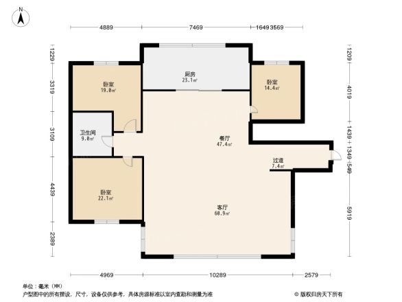 云鼎公寓户型图