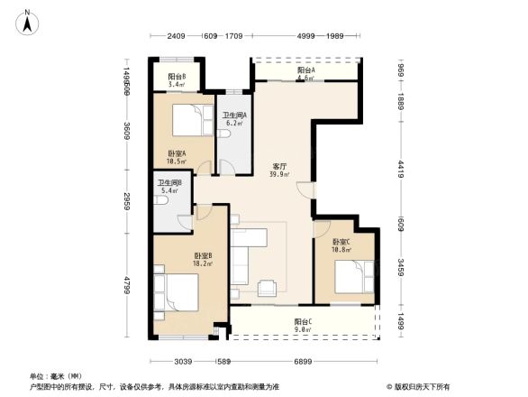 绿城紫薇公馆户型图