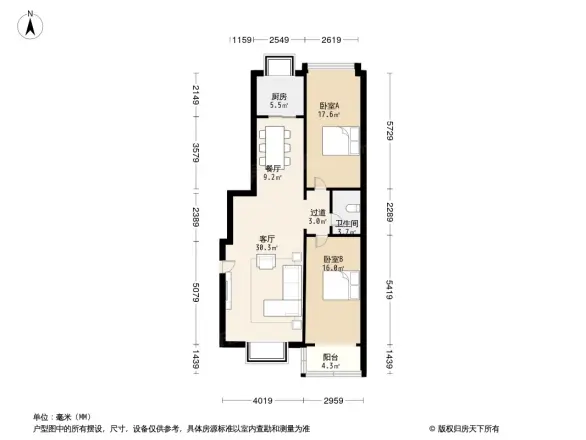 金桥丽日新居户型图