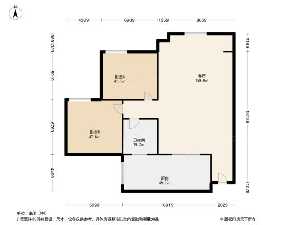 同茂怡洲户型图