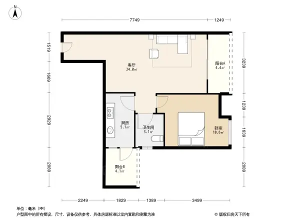 富力城河畔里户型图