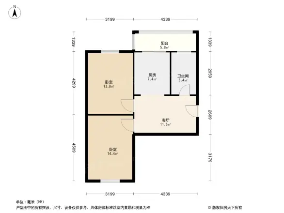 铁路59宿舍户型图