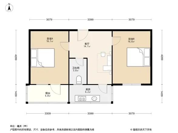 化轻建材公司宿舍户型图