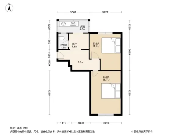 铁路59宿舍户型图