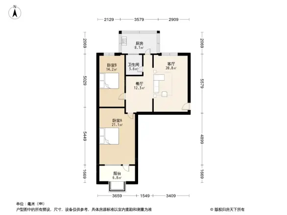 物贸宿舍户型图